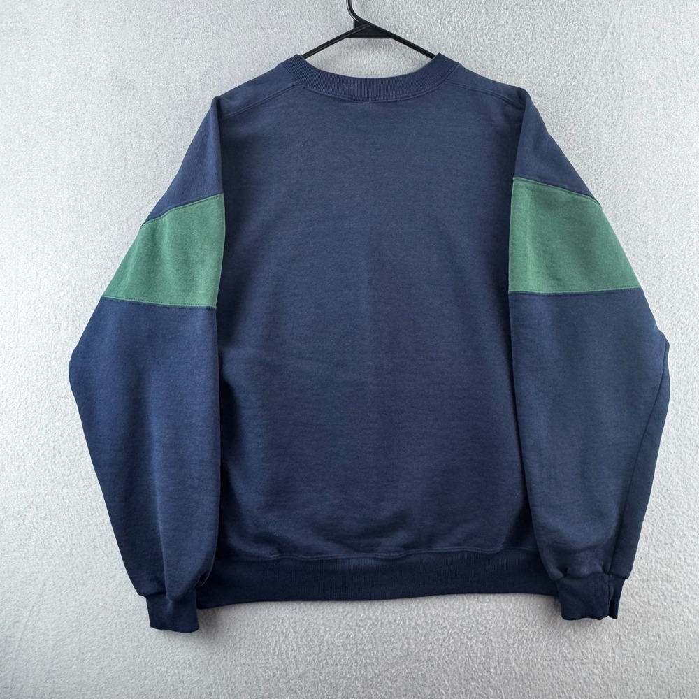 Vintage Russell Athletic Sweatshirt Mens XL Color Block Crewneck 90s USA Made - Picture 12 of 16